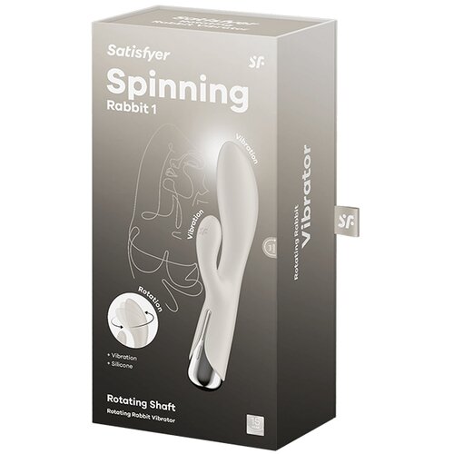 Satisfyer Vibes Vibrator Rabbit Satisfyer Spinning Rabbit 1 White Slike