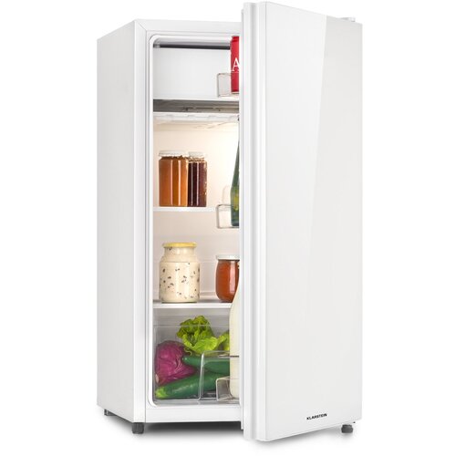 Klarstein Luminance Frost, hladilnik, 91 l, F, predal za zelenjavo, 2 stekleni polici, bela Cene