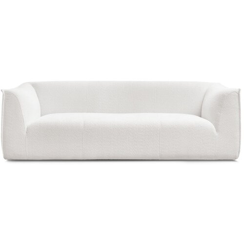 Bobochic Paris Bela sedežna garnitura iz tkanine bouclé 242 cm Giorgia – Cene