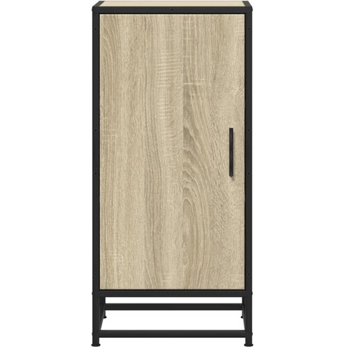  Komoda boja hrasta 35,5 x 35 x 76 cm konstruirano drvo i metal Slike