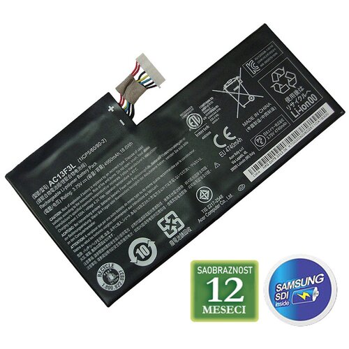  Za laptop acer A1-810 / AC13F3L / AC13F8L 3.75V 20Wh Slike