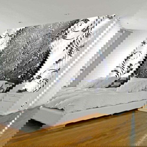  Samoljepljiva foto tapeta - Silver twigs 294x210 Cijene