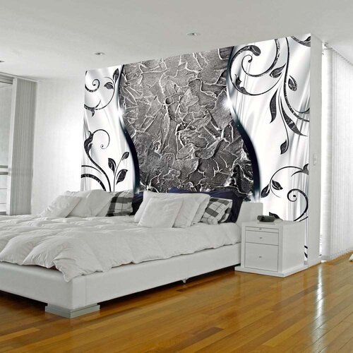  Samoljepljiva foto tapeta - Silver twigs 294x210 Slike