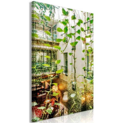 Slika - Cracow: Cafe with Ivy (1 Part) Vertical 40x60 Slike
