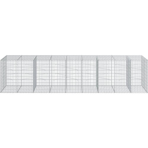  Gabionska ko&amp;scaron;ara s poklopcem 450x100x100 cm pocinčano željezo Slike