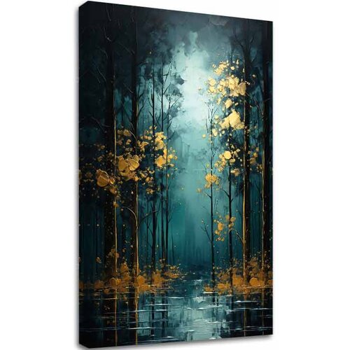  Moderni  zidni dekor golden leaf fantasy - premium art (zbirka) Cijene
