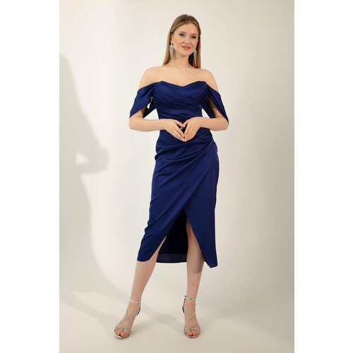 Lafaba Evening & Prom Dress - Dark blue - Bodycon Cene