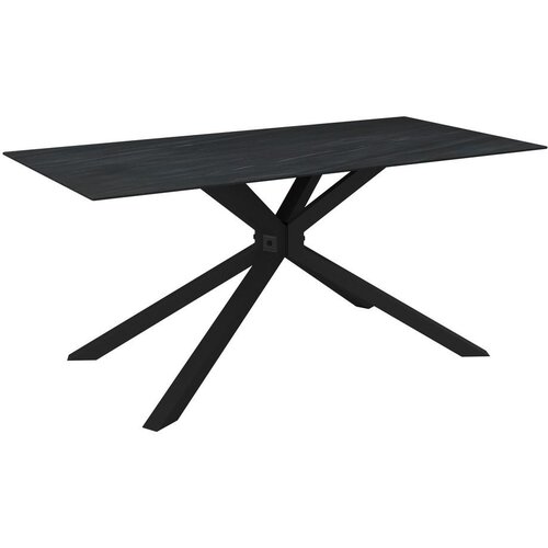 Bessagi Home Jedilna Miza Livan, Temno Siva, 180x90 Slike