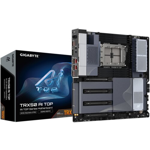 Gigabyte amd socket str5, threadripper 7000 series, 8x ddr5 dimm ( trx50 ai top ) Cene