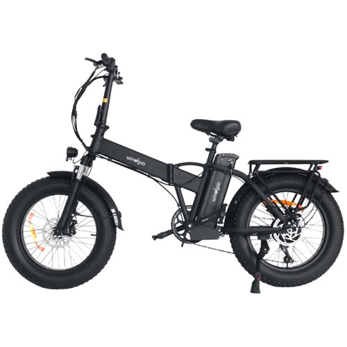 Windgoo F21 Pro &ndash; Zložljivo 20-palčno električno kolo z debelimi pnevmatikami, baterija 48 V 12,5 Ah, črna, (5000249665) Cene