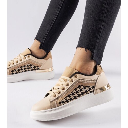 Gemre Beige Glitter Sneakers Briercliff Cene
