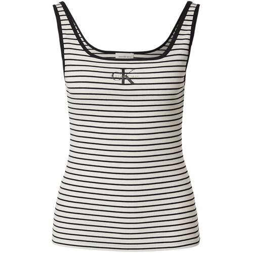 Calvin Klein Jeans Top črna / bela Slike