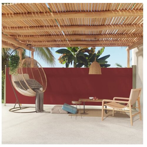  Uvlačiva bočna tenda za terasu 160 x 500 cm crvena Cijene