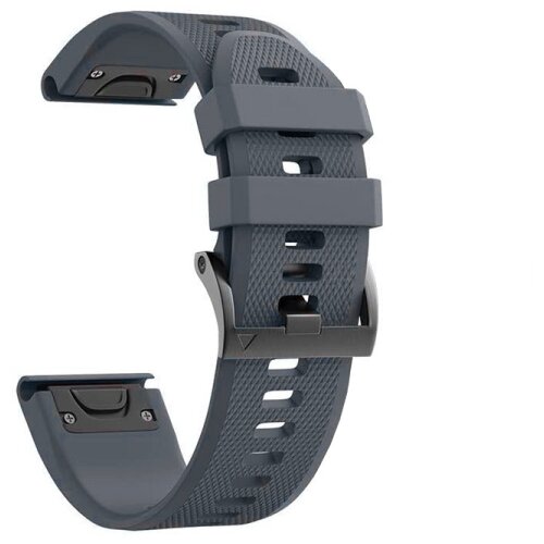  narukvica sporty za garmin fenix 3/5X/6X smart watch 26mm tamno siva Cene