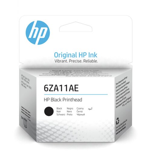 HP Po&amp;scaron;kodovana embalaža: tiskalna glava 6ZA11AE (črna), original Slike