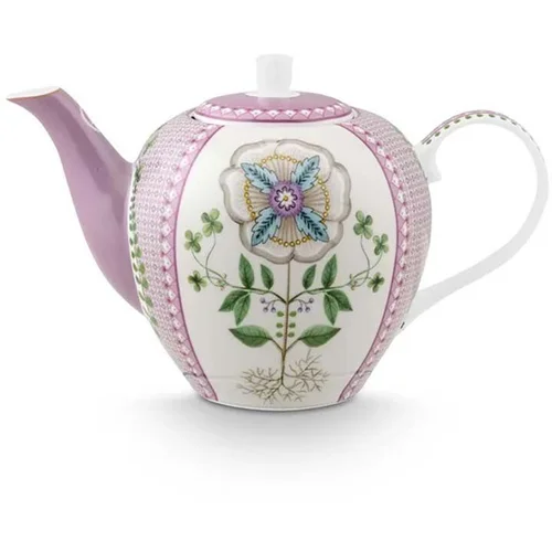 Pip Studio Vrč Lily&Lotus Tiles Lilac 1,6 L