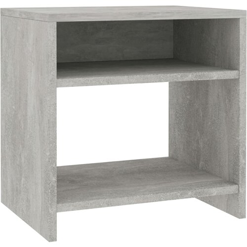 Maison Chic Nočna omarica - Nočna miza betonsko siva 40x30x40 cm iverna plo&amp;scaron;ča, (21686969) Slike