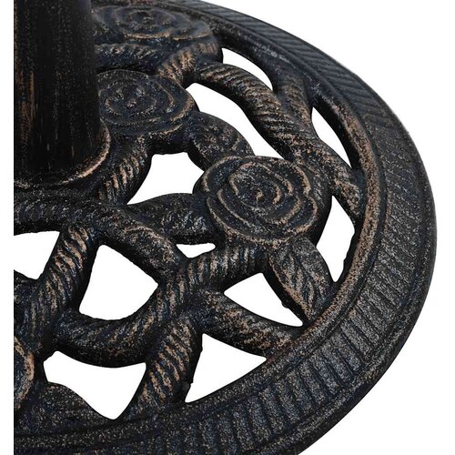  Stalak za suncobran crni/brončani 9 kg 40 cm lijevano željezo Slike