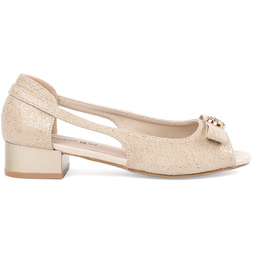 GOODIN Gold open-toe shoes Slike