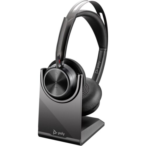 Poly Voyager Focus 2 UC Headset +USB-A to USB-C cable +charging station Slike