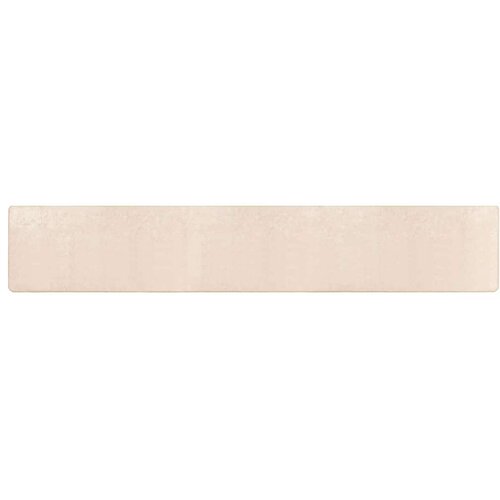  Tepih Print Krema 450 x 50 cm Poliester i PVC - Krema 50 x 450 cm Slike