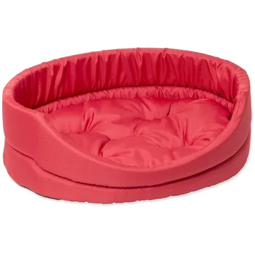 Plaček Pet Products Crveni plišani krevet za pse 40x48 cm Dog Fantasy DeLuxe –