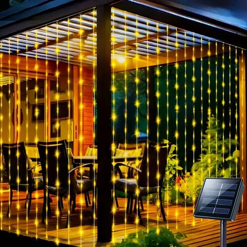  solarne dekorativne žute sijalice 3x3m Cene