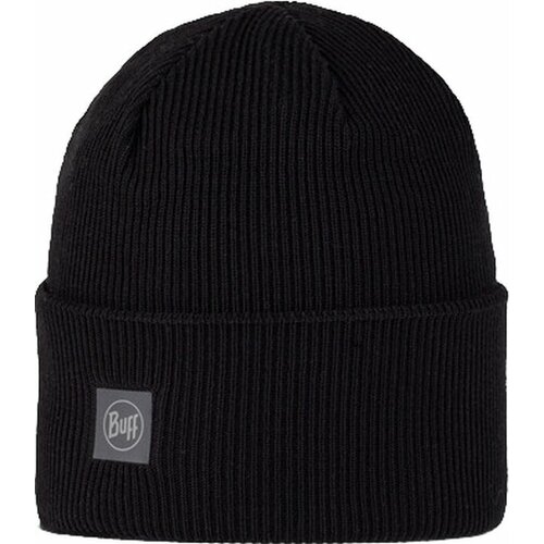 Buff Crossknit Beanie Solid Black UNI Zimska kapa Cene