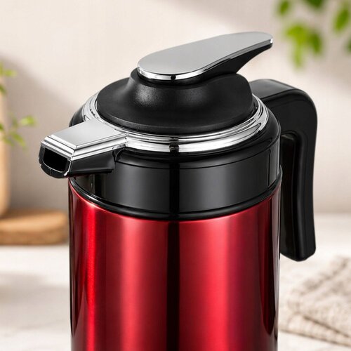 Verk 07542_CZE električno kuhalo za vodo 3,5 L, 1500 W &amp;ndash; rdeče Slike