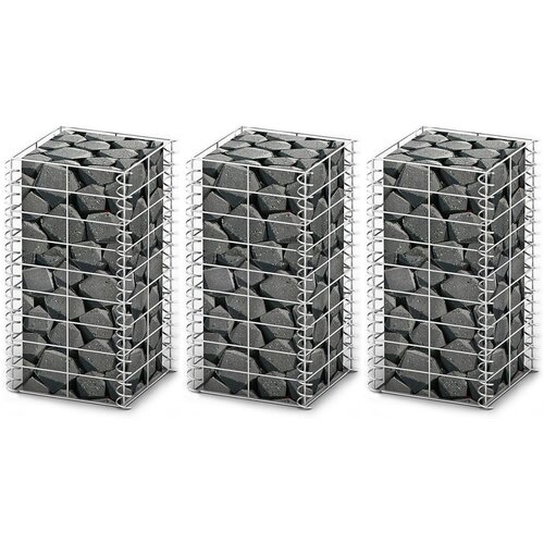  Set gabiona 3 kom od pocinčane žice 25 x 25 x 50 cm Cijene