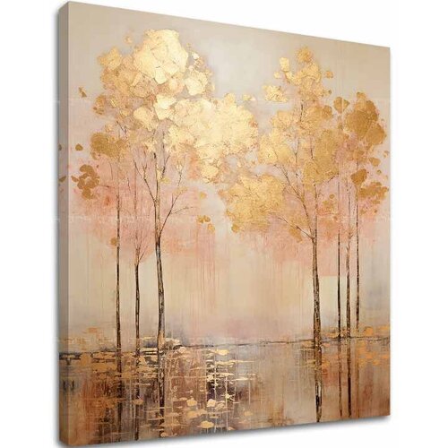  Strukturirana slika zlatna soba iznad vode - premium art | različite dimenzije Cijene