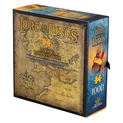 Noble Collection - LORD OF THE RINGS - MIDDLE-EARTH MAP PUZZLE sestavljanka