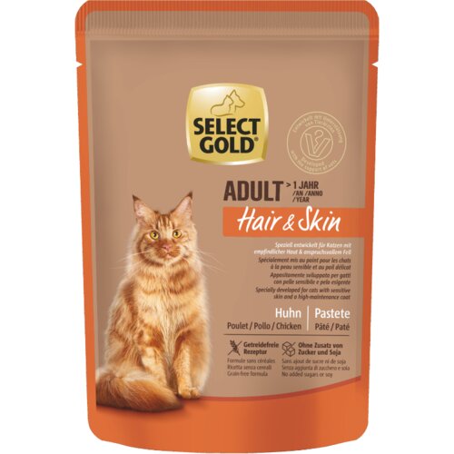Select Gold Cat Adult Hair&Skin piletina 85 g Cijene