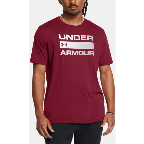 Under Armour Men's T-shirt UA TEAM ISSUE WORDMARK SS-RED - Men's