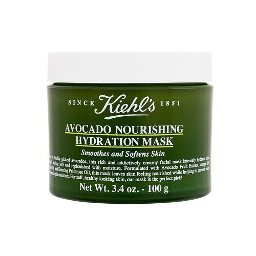 Kiehls Avocado Nourishing Hydration Mask maska za obraz za vse tipe kože 100 g za ženske Cene