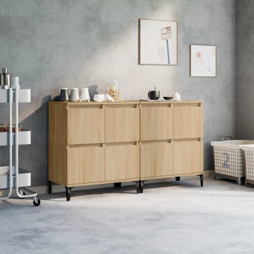 vidaXL Komoda 2 kom boja hrasta sonome 60x35x70 cm konstruirano drvo Cijene
