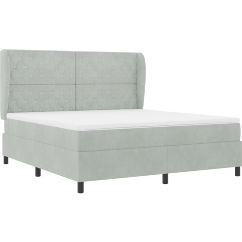 Box Spring Krevet s Madracem - Svijetlosiva 180x200 cm Bar&amp;scaron;un Slike