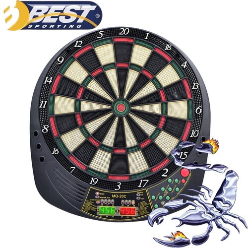 Best Sporting Exeter elektronski pikado s 2 LED zaslona in 12 pu&amp;scaron;čic Slike
