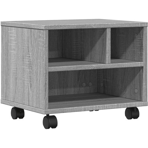 vidaXL Stojalo za tiskalnik s kolesi siva sonoma 41x32x34,5 cm, (22137107) Cene