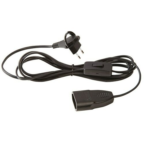 VOLTOMAT Produžni kabel s Euro priključkom i prekidačem (Crne boje, 3 m) Cijene