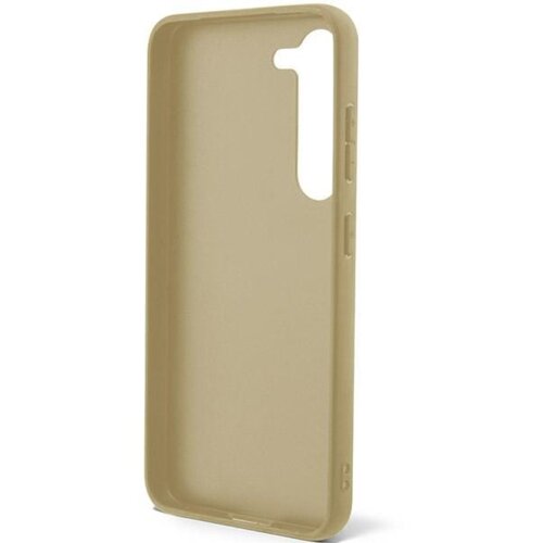 Guess GUHCS23SHGGSHD ovitek za Samsung Galaxy S23 5G - zlat z ble&amp;scaron;čicami Slike