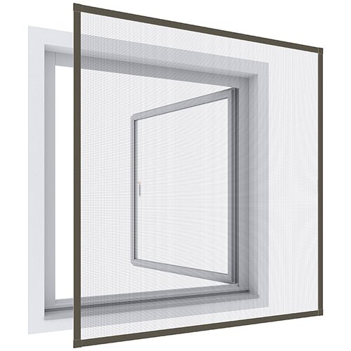 Windhager okno z za&amp;scaron;čito pred mrčesom rhino screen (1,00 x 1,20 m, aluminij, antracitne barve) Slike