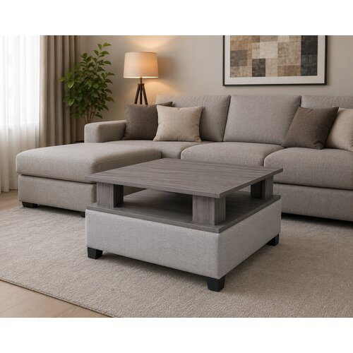 SRPT Halas Klub sto Evropa, 90x90x48cm, drvo/sivo Cene