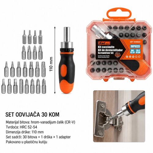 KMT Set odvijča, 30 Komada Cene