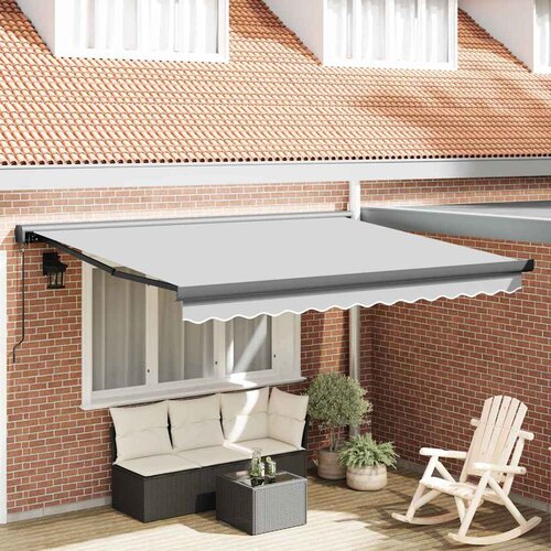 vidaXL Nadstrešnica Antracit 3,5 x 2,5 m Metal Cijene