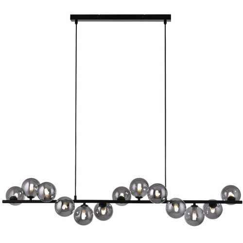 SCHÖNER WOHNEN 14504-18 - led luster na sajli dubai 13xG9/3W/230V crna/zadimljena Cene