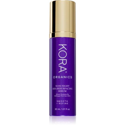 Kora Organics Noni Night AHA Resurfacing Serum regenerirajući serum 30 ml Slike