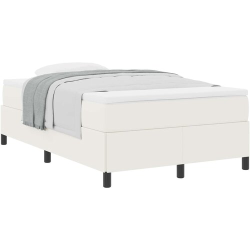  Krevet s opruga kutije Krem 120 x 200 cm Kordura tekstil Slike