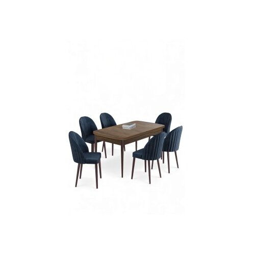 Hanah home trpezarijski set, 7 dijelova, Teget Cijene