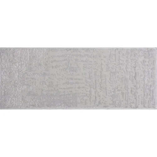 Vitaus Svetlo sivi bombažni komplet preprog za stopnice 16 ks 25x65 cm Milano Beyaz –